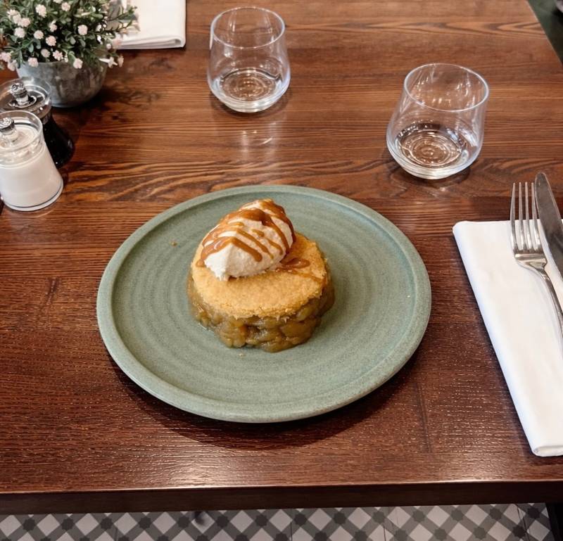 Pommes rôties & sablé streusel