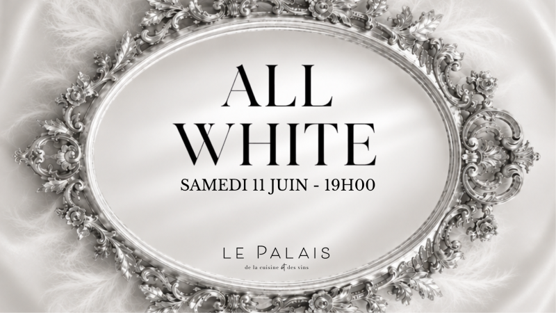 Soirée blanche à Paris : tout se passe au Palais