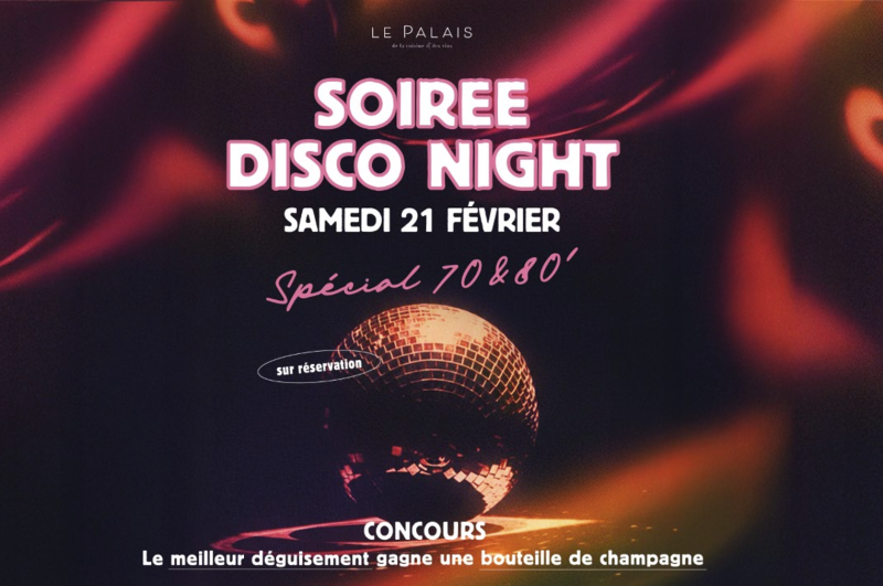 La soirée disco de paris 17 à ne pas manquer / soirée festive au Palais près de la porte de Clichy 